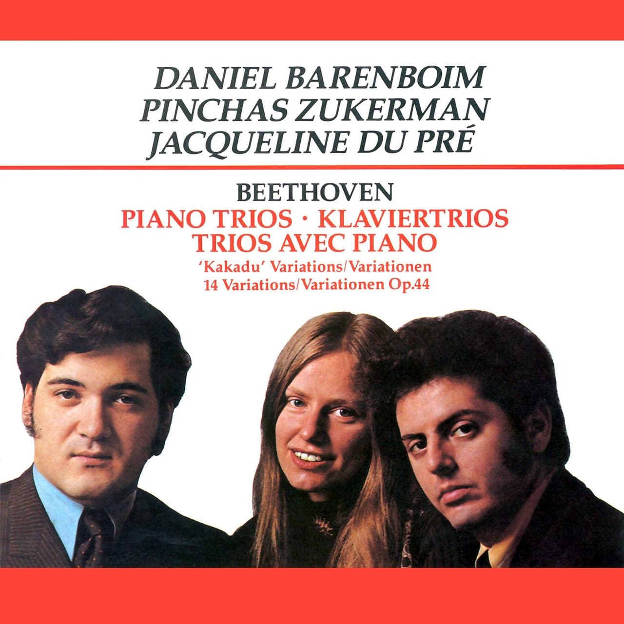 Tríos de Piano Nº 1 / Barenboim, Zukerman, Jacqueline du Pré (EMI)